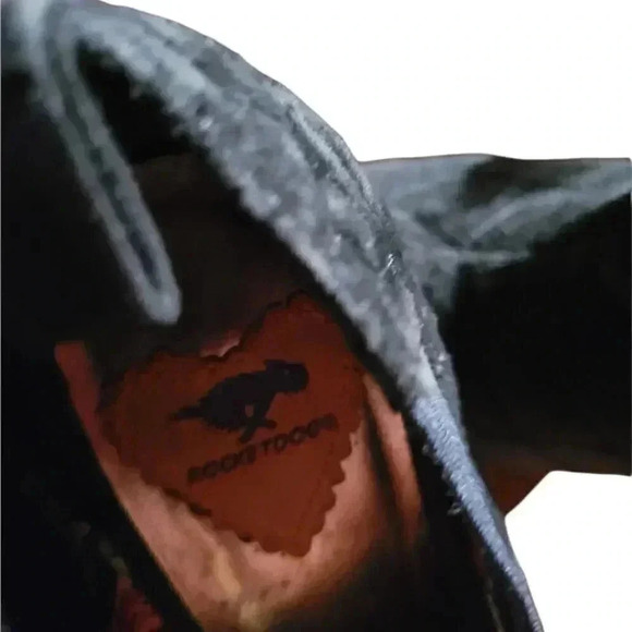 Rocket Dog Black Suede Woman's Shoes sz 8M Platform Sole 4" Heels - Picture 2 of 10